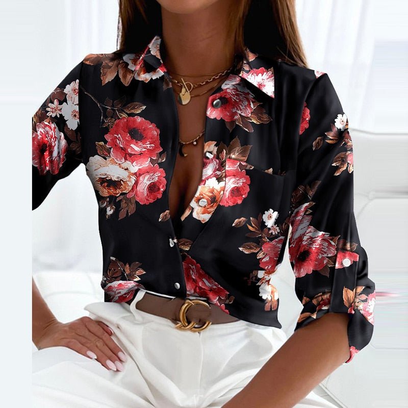 Elisa - Blusa elegante con cuello