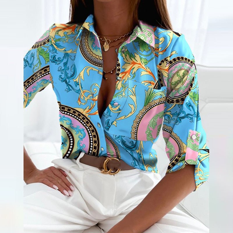 Elisa - Blusa elegante con cuello