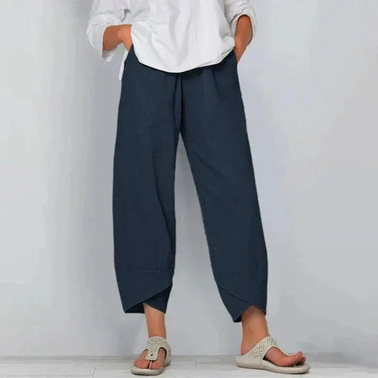 Estela - Pantalones cortos de mujer de corte ancho y holgado para el verano
