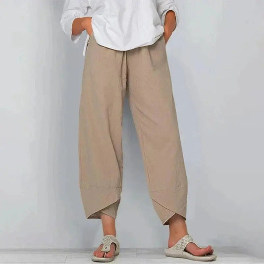 Estela - Pantalones cortos de mujer de corte ancho y holgado para el verano