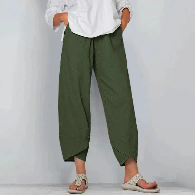 Estela - Pantalones cortos de mujer de corte ancho y holgado para el verano
