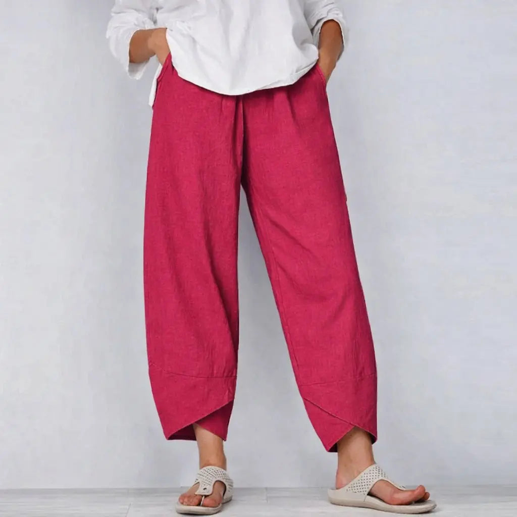 Estela - Pantalones cortos de mujer de corte ancho y holgado para el verano